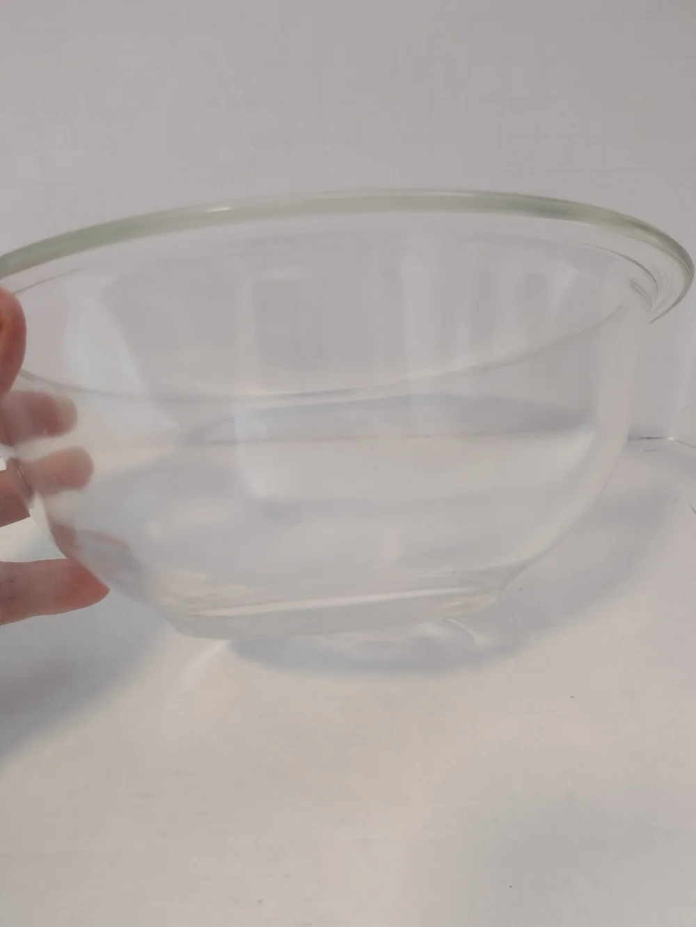 Pyrex Clear Glass Mixing Bowl - Large Transparent Bowl